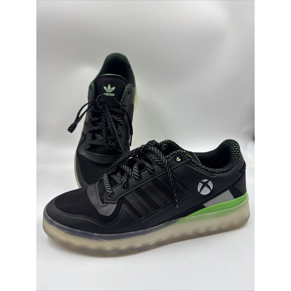 Adidas x XBOX Forum Tech Boost Black Sneakers Men's Low Top Shoes Sz 9 GW6374